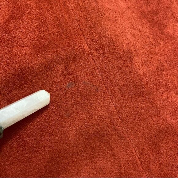 The Impeccable Pig Faux Suede Embroidered Dress - Picture 6 of 12